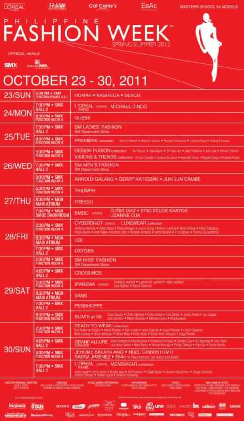 Philippine Fashion Week S/S 2012