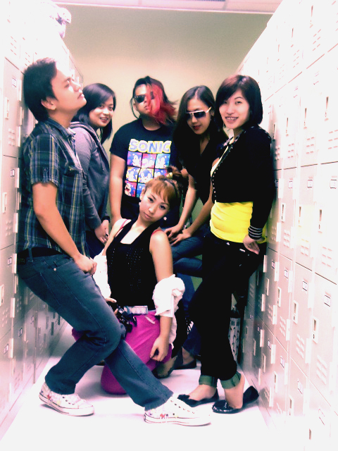 With my friends Mia, Vin, Ann, Honey and Ezrah (L-R)