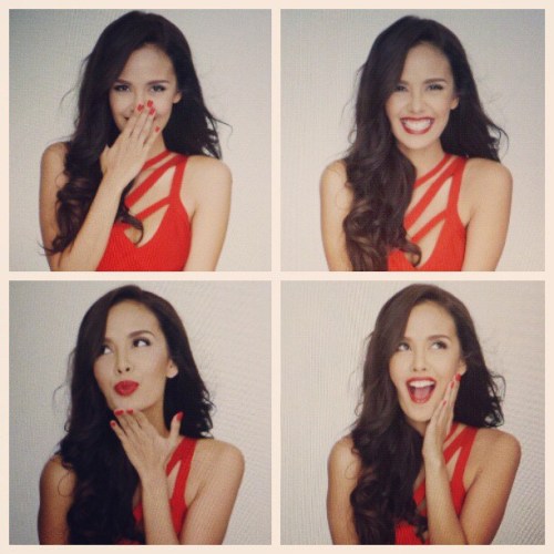 Megan Young In Red