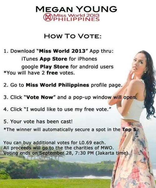 Don't forget to vote for Megan!