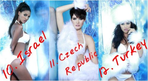 10. Israel – Titi Yitayish Ayanaw 11. Czech Republic - Gabriela Kratochvilova 12. Turkey - Berrin Keklikler 