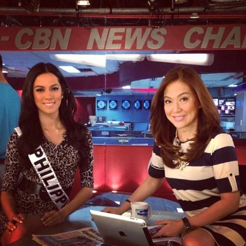 Ara with Karen Davila via Ariella Arida's Official Facebook Page