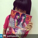 Jodilly with her copy!! Yay!