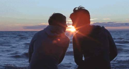 Kiss by the Sunset